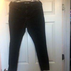 Old navy pop icon skinny high rise black jeans